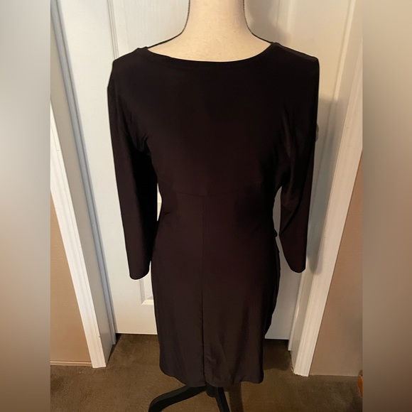 Bisou Bisou Elegant Black Dress- Size 16 - Picture 2 of 3